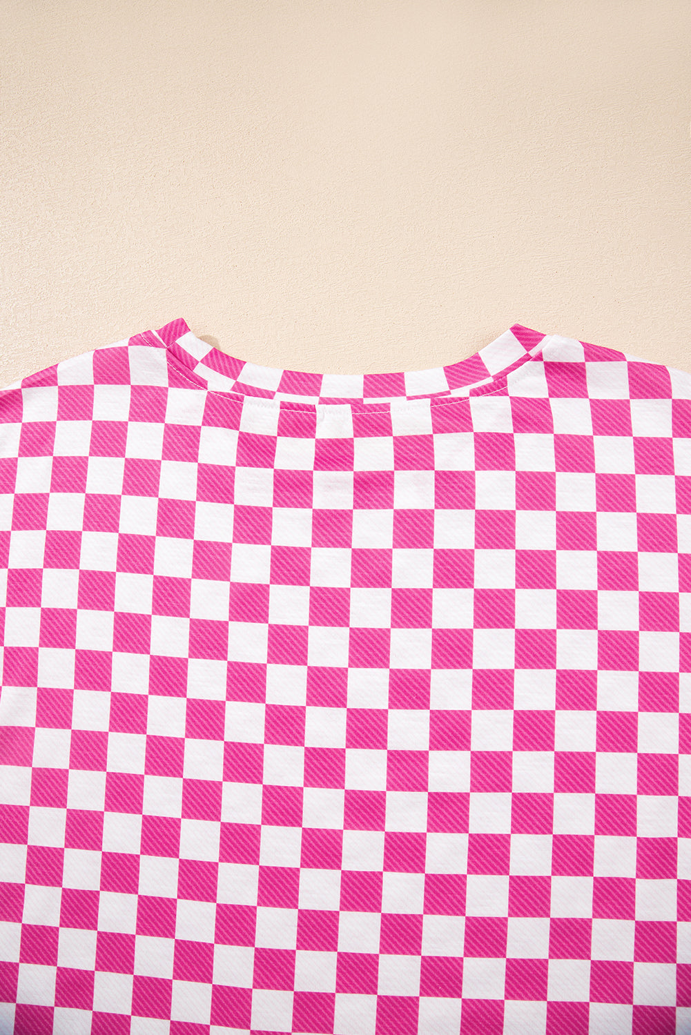 Black Checkerboard T Shirt and High Waist Skorts 2 Piece Outfit