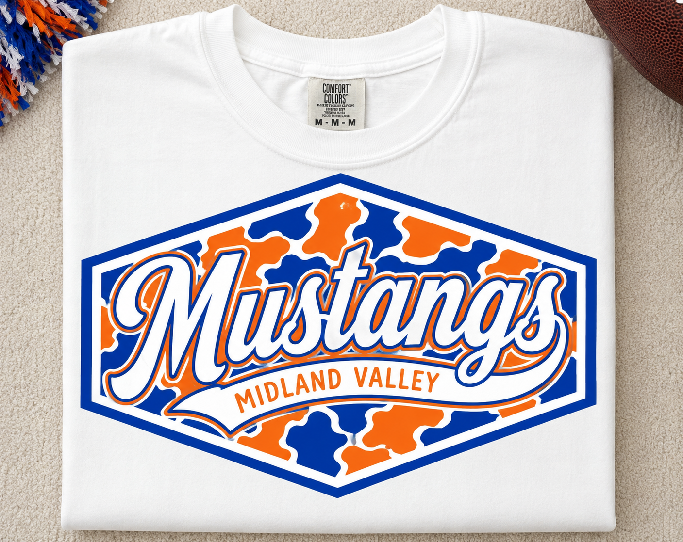 Mustangs Camo - Gildan