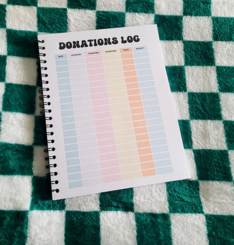12 Month Budget Calendar