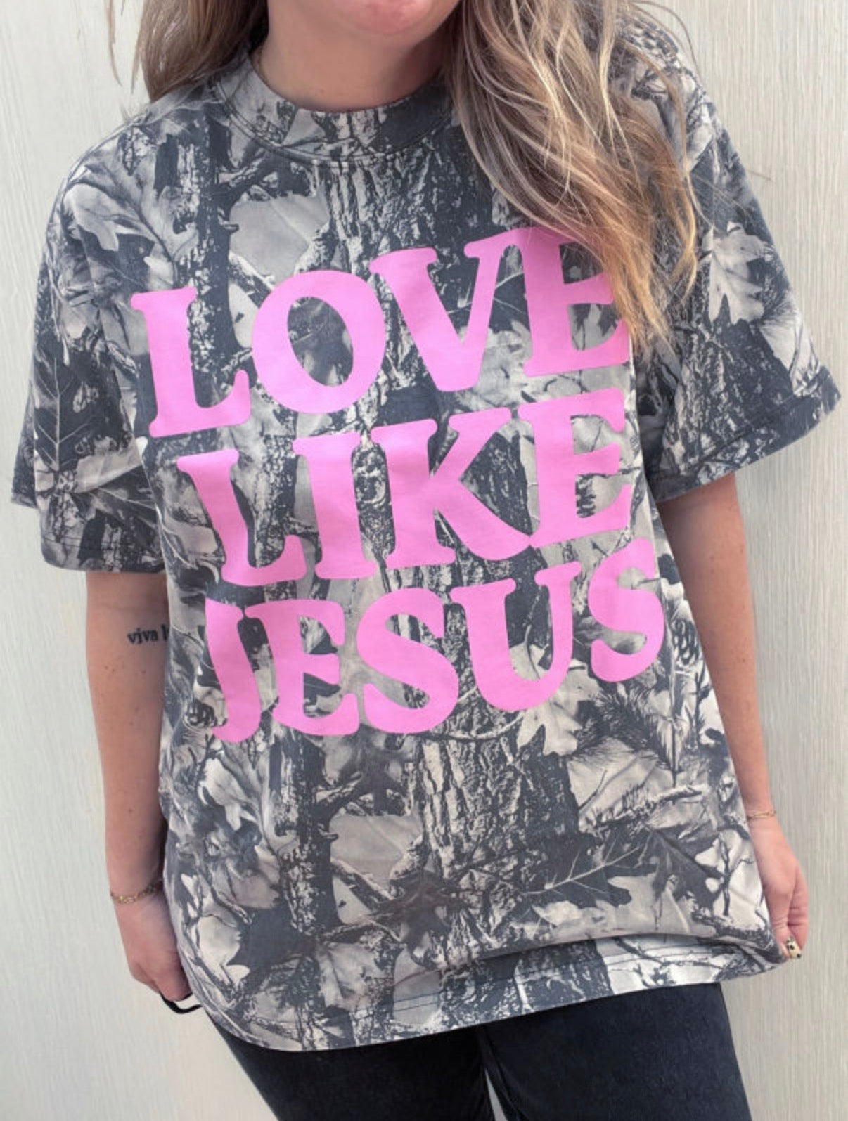 Camo Love Like Jesus Tee