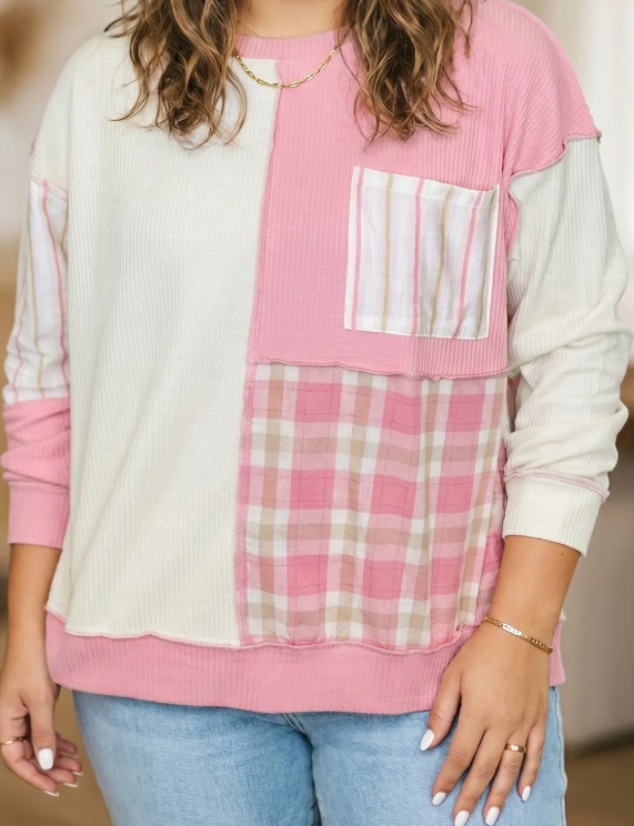 Pink and Plaid Shirt