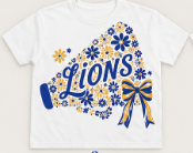 Lions Floral Megaphone