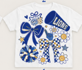 Lions Bow, Megaphone, and PomPom Design